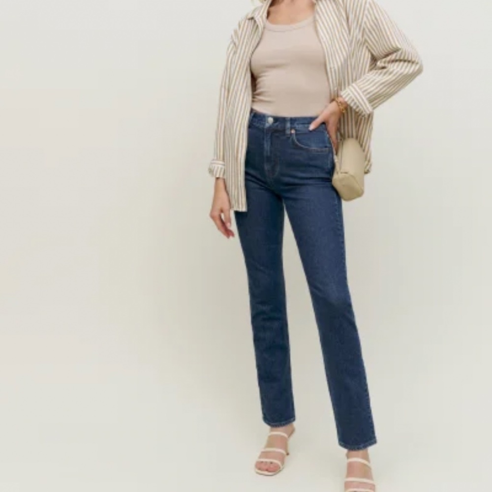 REFORMATION Jeans Liza Ultra High Rise Straight Leg size 25